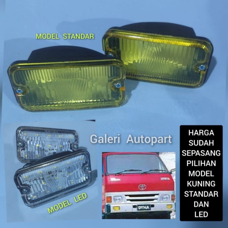 Lampu Bemper Lampu Foglamp Dynasaurus Rino Hino Dutro 12V Standar atau Led