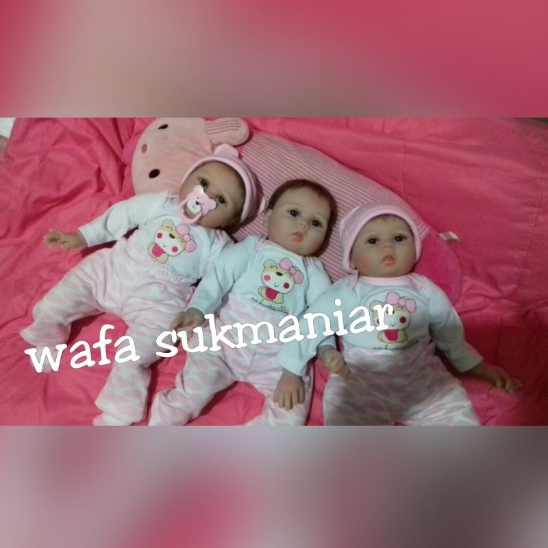 Boneka Bayi  Reborn Doll Silicone Vynil Tampak Hidup Realistik / Baby Reborn Doll / Boneka Bayi Miri
