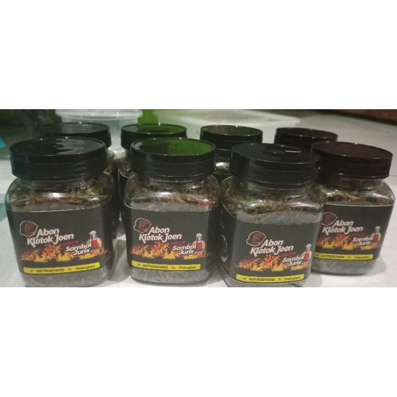 

Abon klotok pedas
