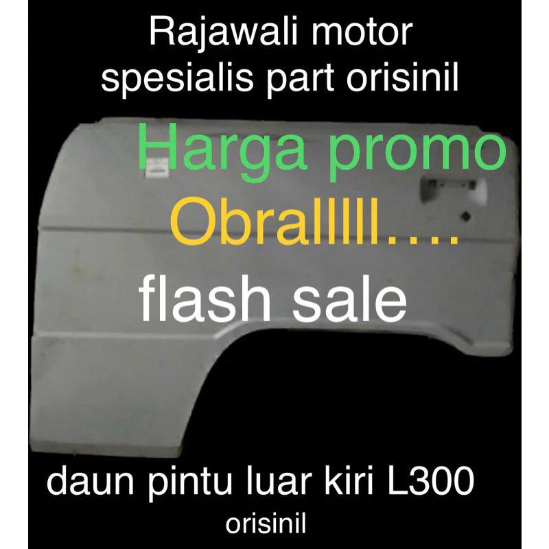 panel plat daun pintu / kulit pintu luar kiri L300 orisinil KTB MB257881