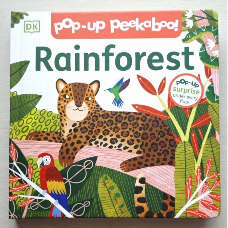 DK Pop-up Peekaboo Rainforest (Lift-the-flap and surprise pop-ups) Interactive book (Alfabetbooks)