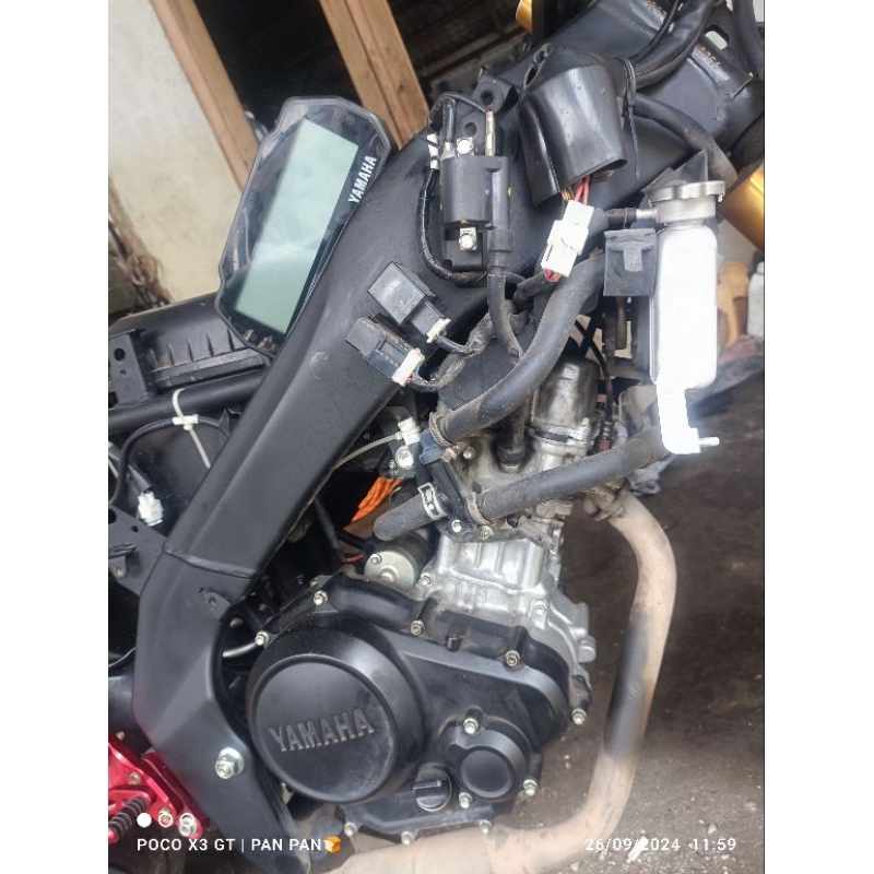 mesin engine set r15 v3 + speedometer ppk
