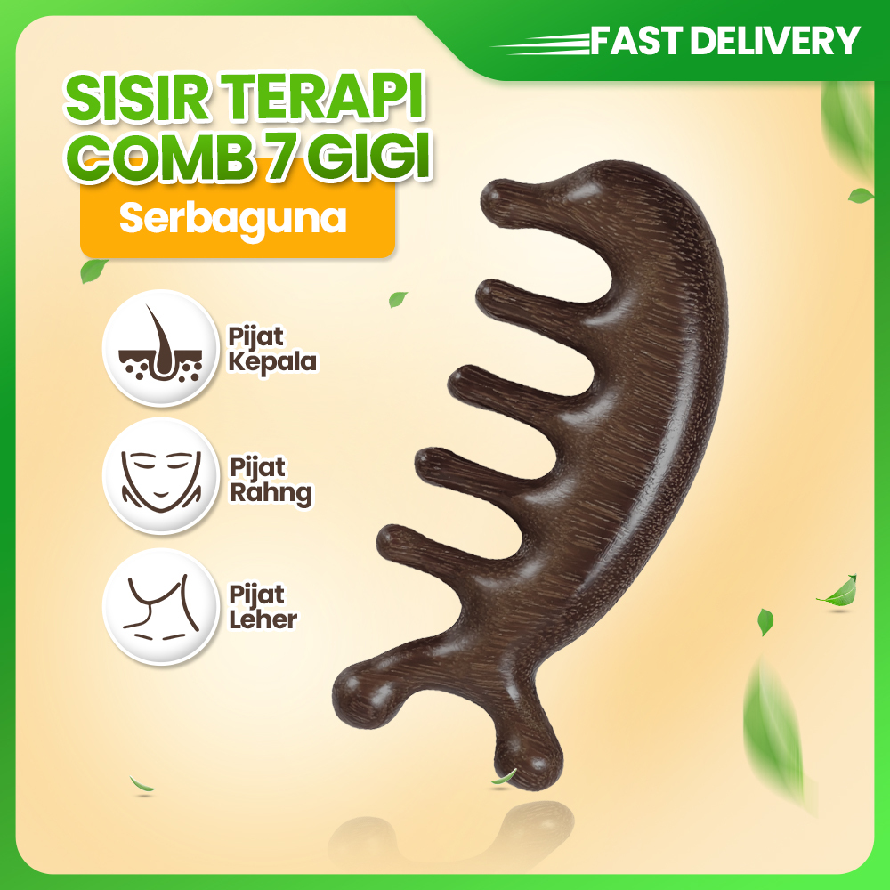 NEW Sisir Rambut Serbaguna Bisa Terapi Pijat Kulit Kepala Leher Pijit Jidat Hidung Mata