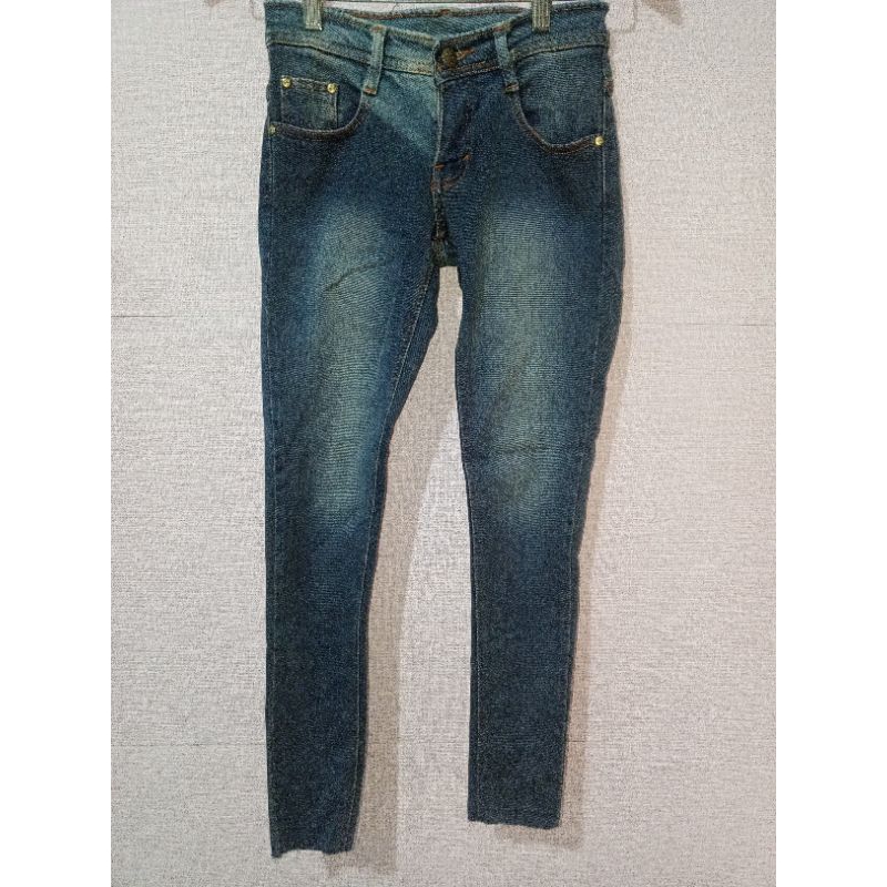 Celana panjang jeans wanita channel size 27,28 second