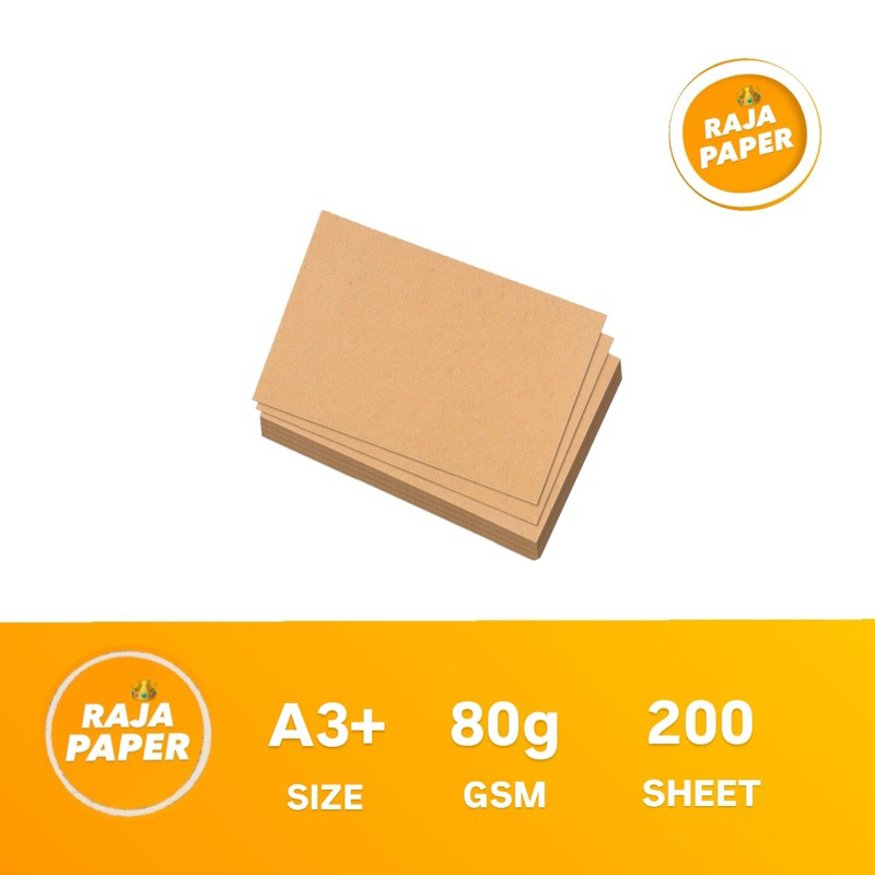 

Kertas Samson 80 Gsm A3+ 200 Lembar . ( 320 Mm x 448 Mm ) / ( 32 Cm x 44.8 Cm ) , 80 Gr / 80 Gram , Kertas Kraft Liner , Kertas Bungkus , Kertas Packing , Kertas Coklat , Brown Paper , Kraft Paper , Pembungkus Kertas , Kertas Packaging , A3 Plus .