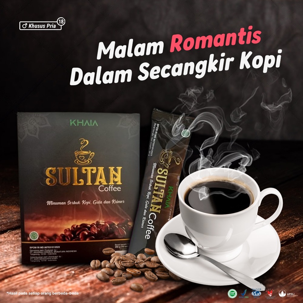 

KOPI SULTAN KHAIA 1 BOX ISI 10 SACHET 100% ORIGINAL DISTRIBUTOR RESMI