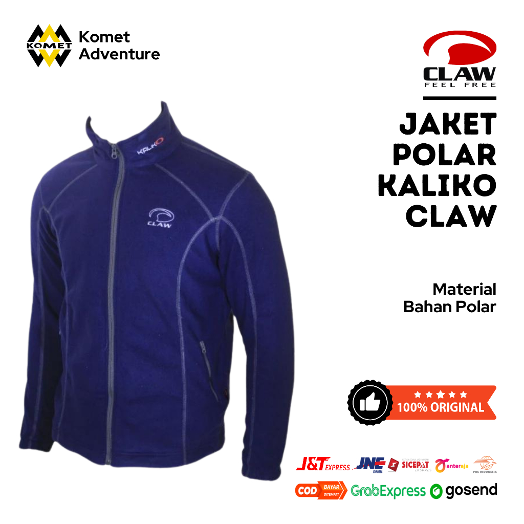 Jaket polar kaliko Claw - jaket hangat - outdoor