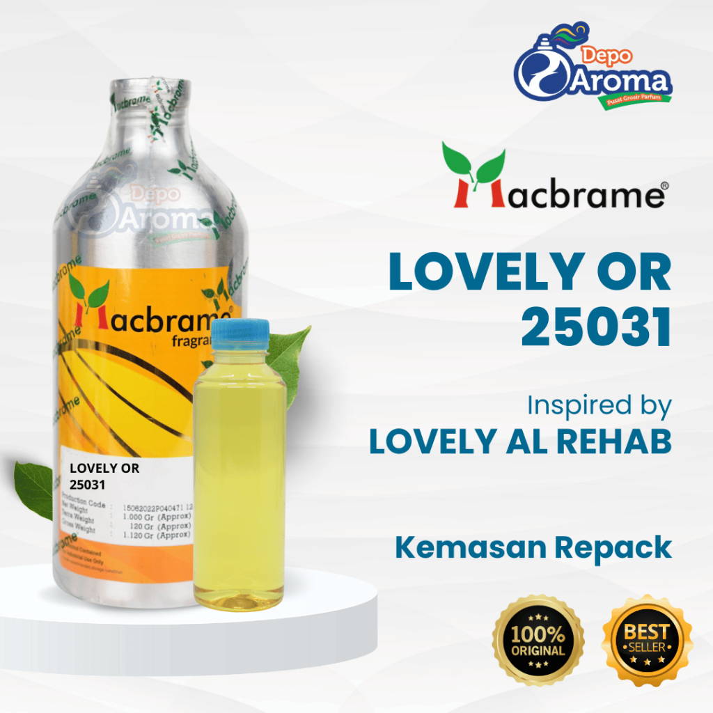 PARFUM BIBIT MURNI - LOVELY OR 25031 - REPACKING - MACBRAME