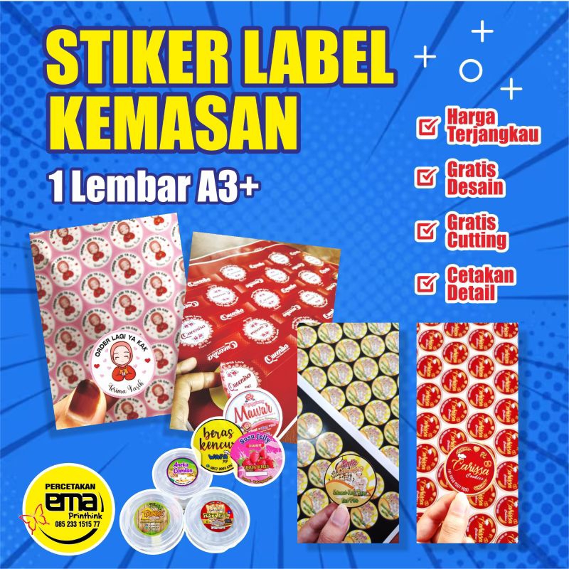 

STIKER CUTTING / STIKER 5CM / STIKER MAKANAN
