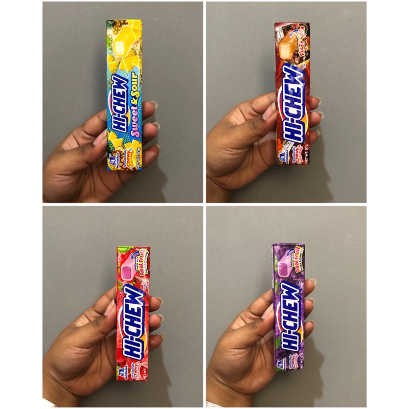 

READY STOCK HI CHEW MORINAGA / MENTOS CHEWY RAINBOW PERMEN FROM THAILAND