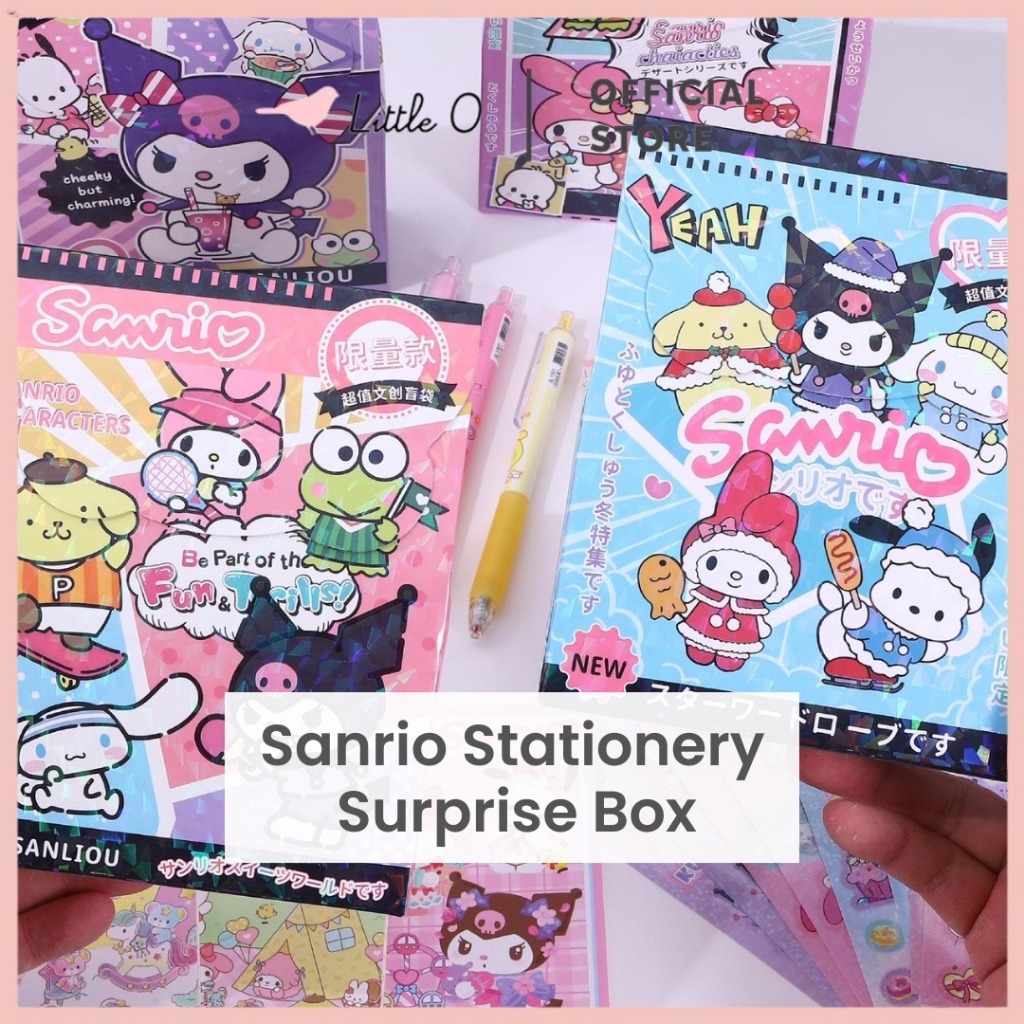 

Paket Set Stationery For School Mystery Package Paket Set Alat Tulis SANRIO BlindBox Surprise Box