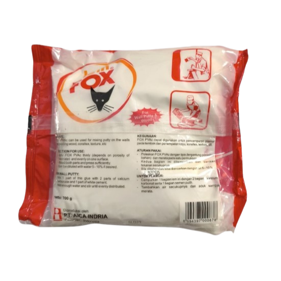 

Fox Putih Lem PVAC Kemasan 700 Gram
