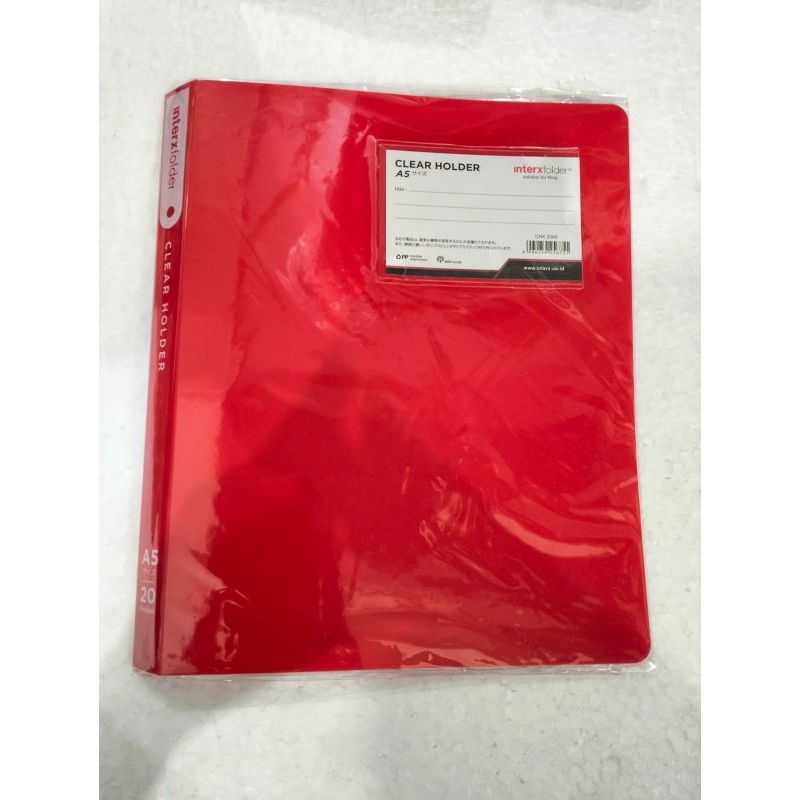 

CLEAR HOLDER A5 isi 20lbr merk Inter x Folder, Tempat berkas