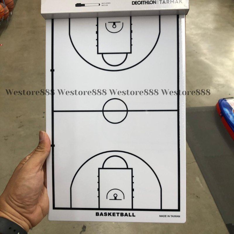 

Papan Tulis Strategi Basket Coach Board Basketball Dengan Spidol uk 40x24cm WEO DC7150