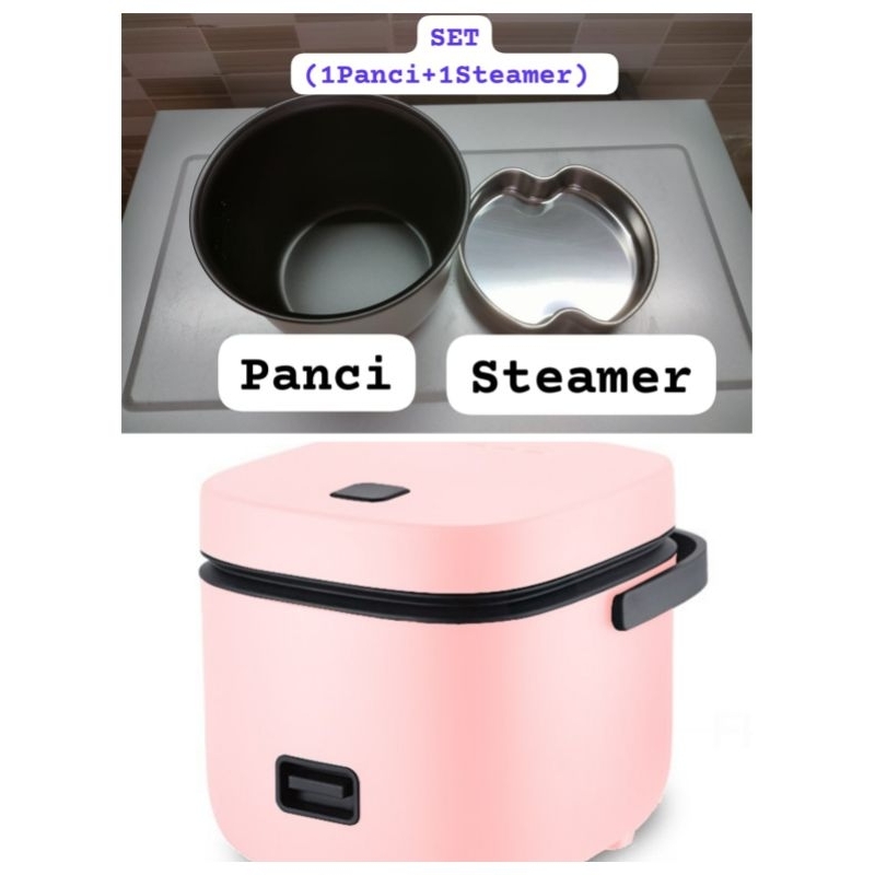 Set (Panci Teflon + Steamer) utk magic com Han River Mini
