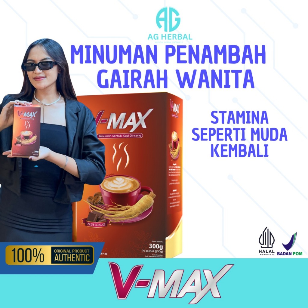 

V-MAX Kopi Gingseng Rasa Coklat Kopi Kuat wanita Kopi kuat tahan lama kopi Sensasi Bercinta Untuk Perawatan wanita BPOM