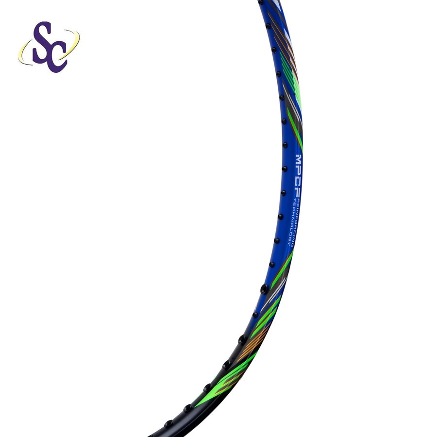 TERBARU Clear Sale Raket Badminton Lining Challenger 42 Boost Black Blue