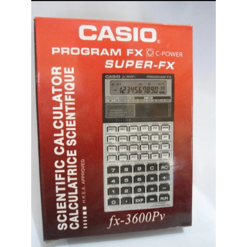 

KALKULATOR CASIO FX-3600pv PLUS / CALCULATOR SCIENTIFIC Fx-3600pv