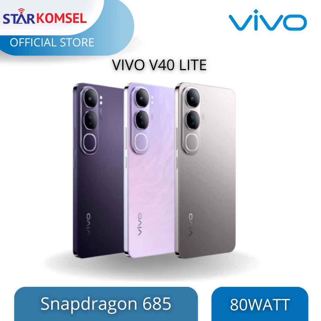 HP VIVO V40 LITE 4G 8/256 GARANSI RESMI VIVO INDONESIA