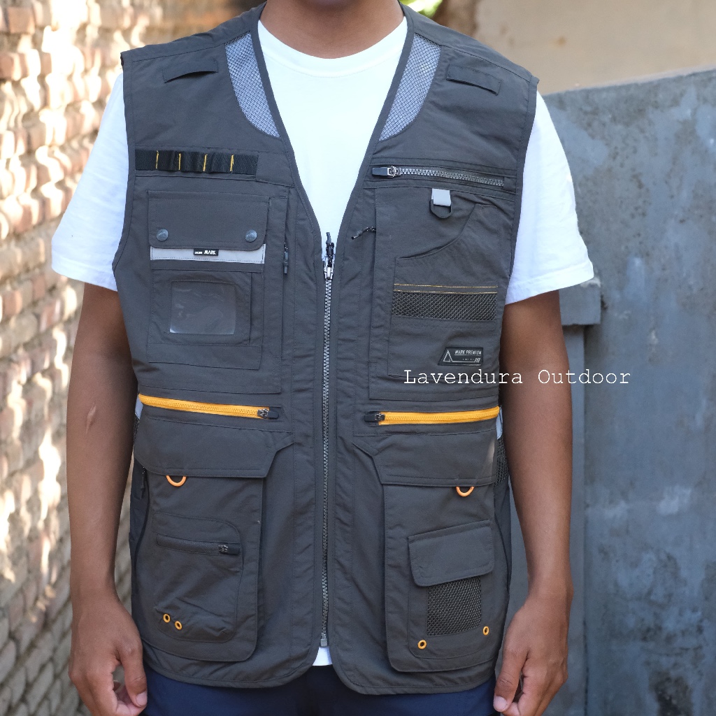 Mark Vest Tbuc Vest Jacket Windproof Waterproof Mark Vest Soil Yellow List Original Tbuc Vest jacket