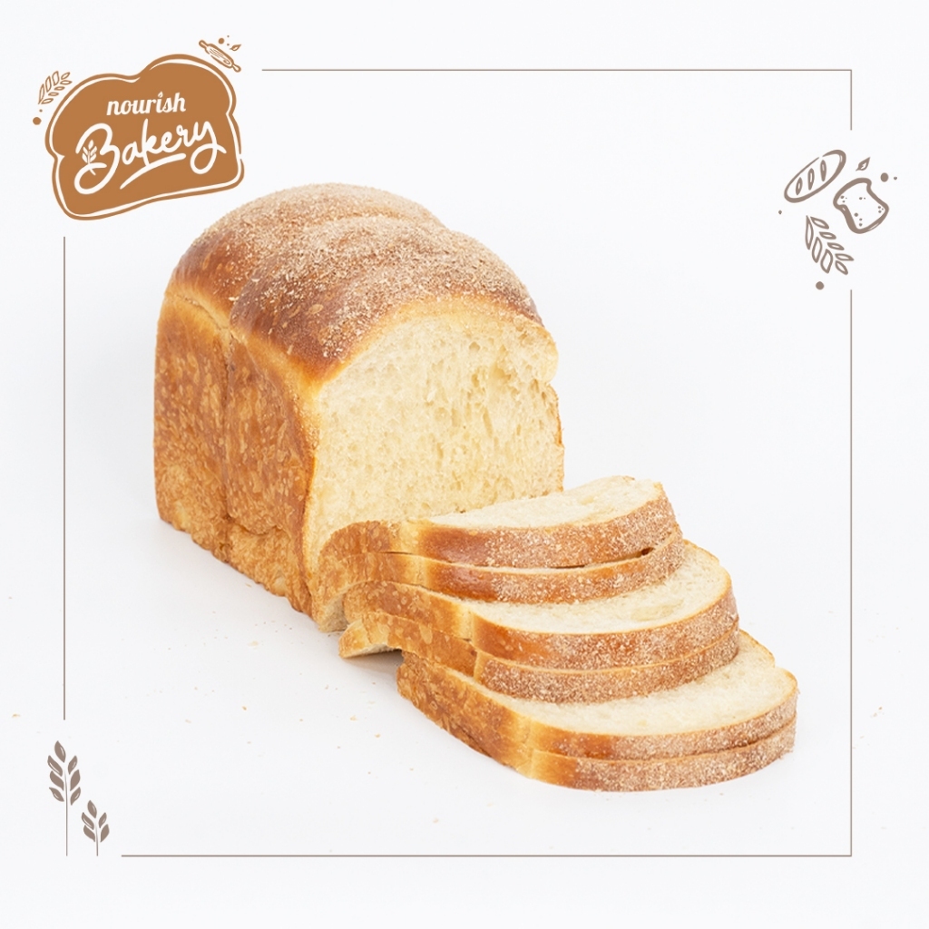 

Whole Wheat Loaf - 100% Sourdough Loaf Long Fermentation, Roti Tawar Whole Wheat Sourdough 500gr Slices