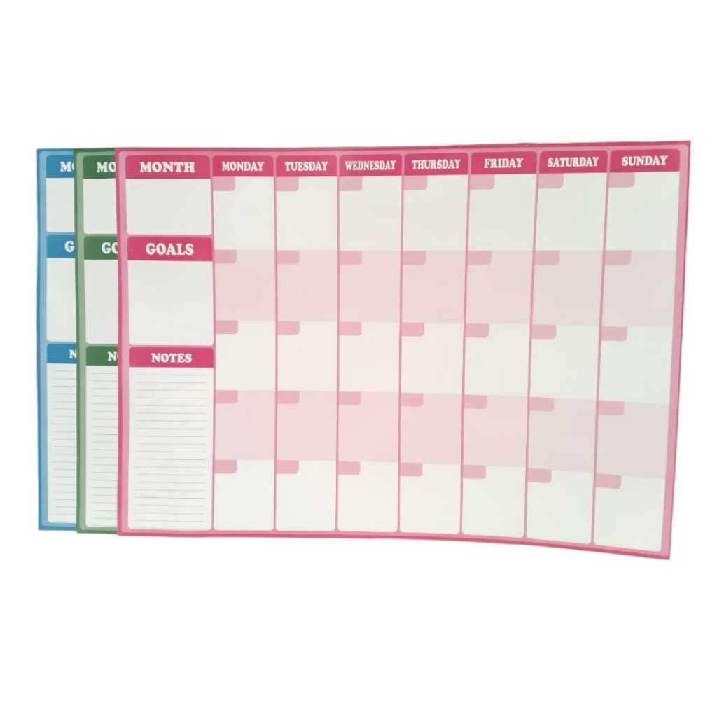 

SCHEDULE BOARD PAPAN JADWAL 50X70 2 SISI PAPAN TULIS KERTAS WHITEBOARD
