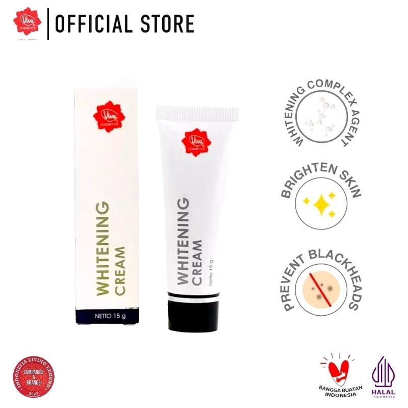 VIVA Viva viva - VIVA Whitening Cream (15gr) - Viva Whitening Cream - Whitening Cream Viva - Dark Sp