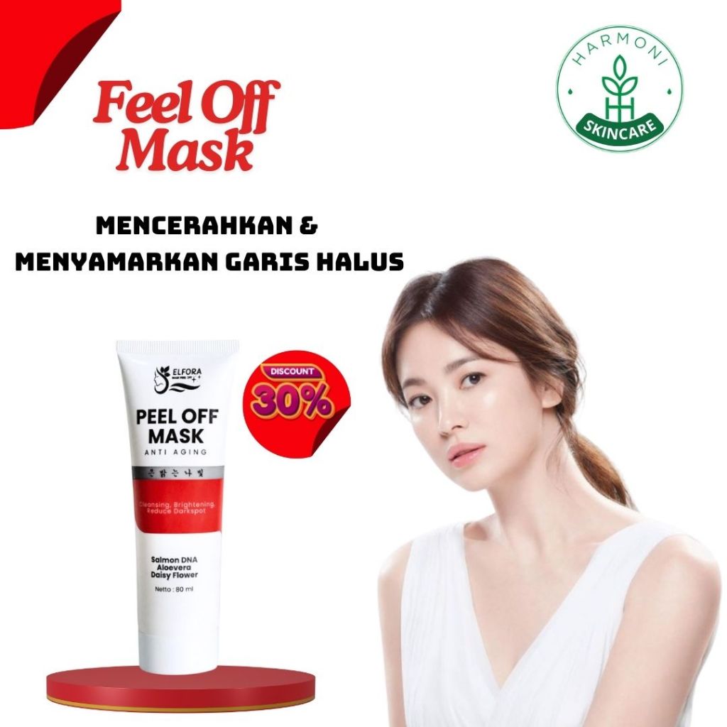 Elfora Feel Off Mask Masker Wajah Hidung Pembersih Komedo | Menghilangkan Komedo Hitam dan Komedo Pu