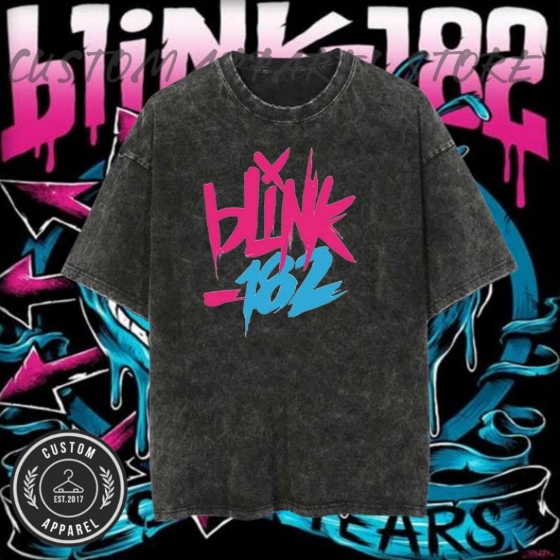 Kaos Washed 24s Oversize Music Blink 182