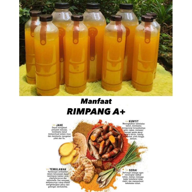 

Rimpang air kunyit 500ml tanpa madu