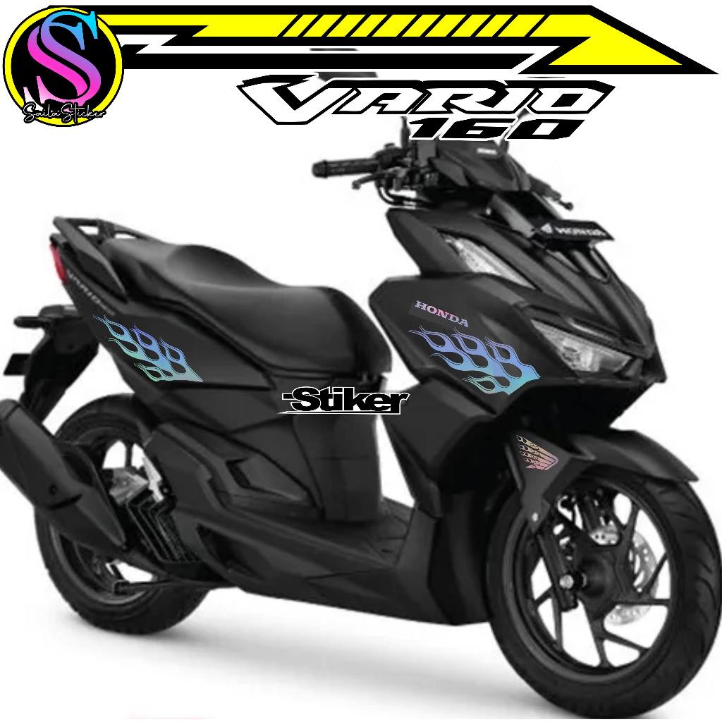 405(A)/STRIPING VARIO 160/STIKER VARIO 160 CC/STRIPING API/STIKER MOTIF API/STIKER SILUET API KEREN