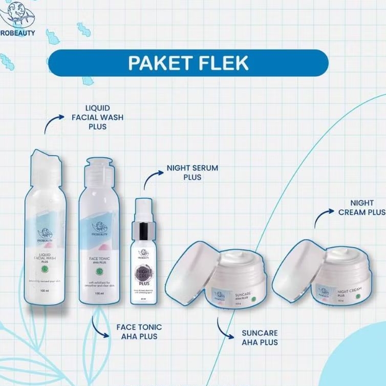 PAKET FLEK PROBEAUTY - NODA HITAM - HIPERPIGMENTASI - MENGHILANGKAN FLEK/ NODA HITAM- FLEK MELASMA -