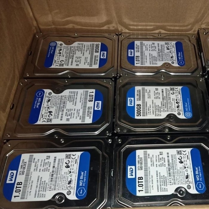 WD Blue PC 1TB 3.5" HDD/ HD/ Hardisk/ Harddisk Internal Garansi Toko 1 Tahun