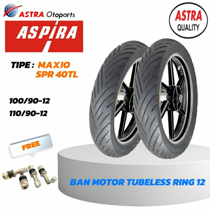 Ban Aspira TUBELESS Maxio 110/90-12 SPR40