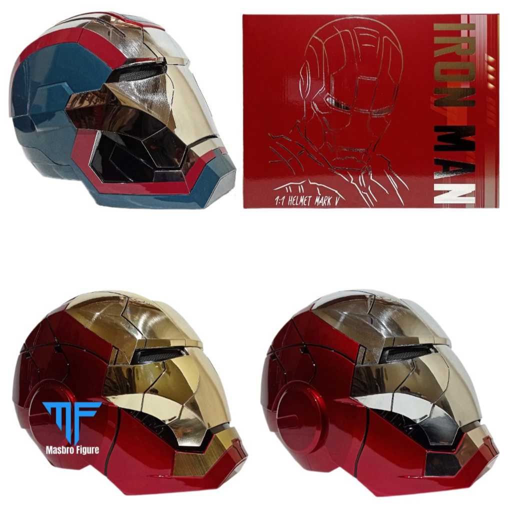 Autoking Helmet Iron Man Mark 5 1/1 with Voice And Remote Control