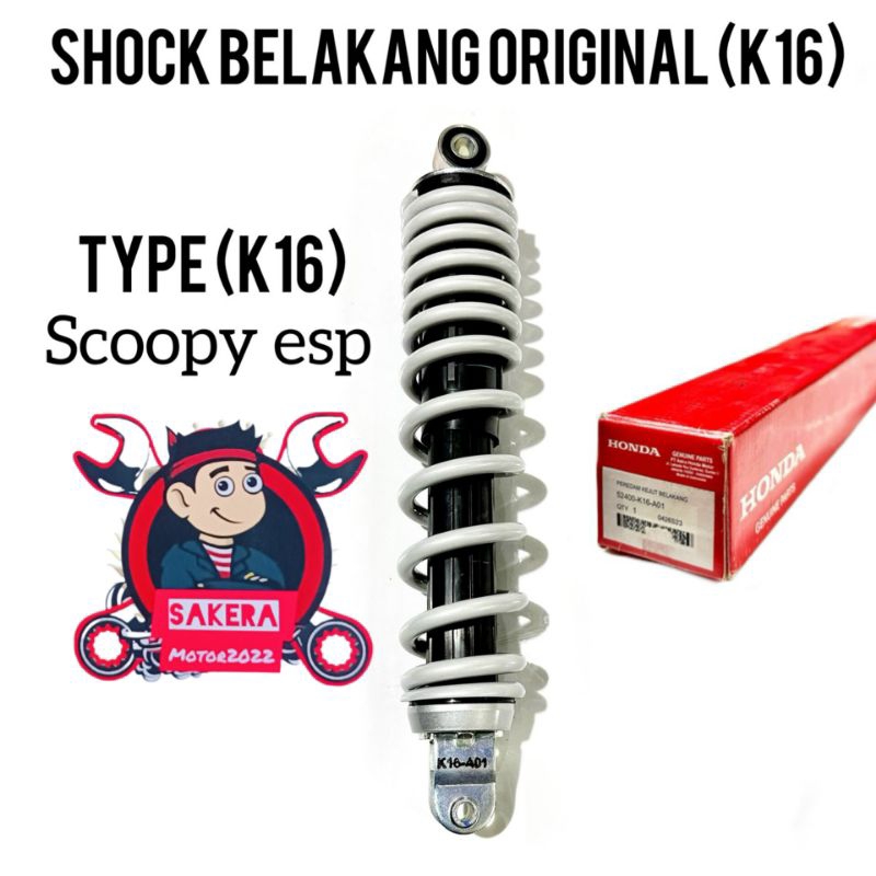 Shock belakang original Honda murah type K16,KZL,K25
