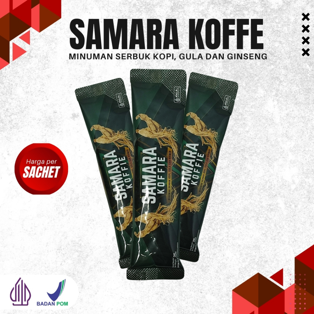 

Kopi Samara Sachet / Samara Koffie Serbuk Rasa Kopi Gula Krimer - Sachet