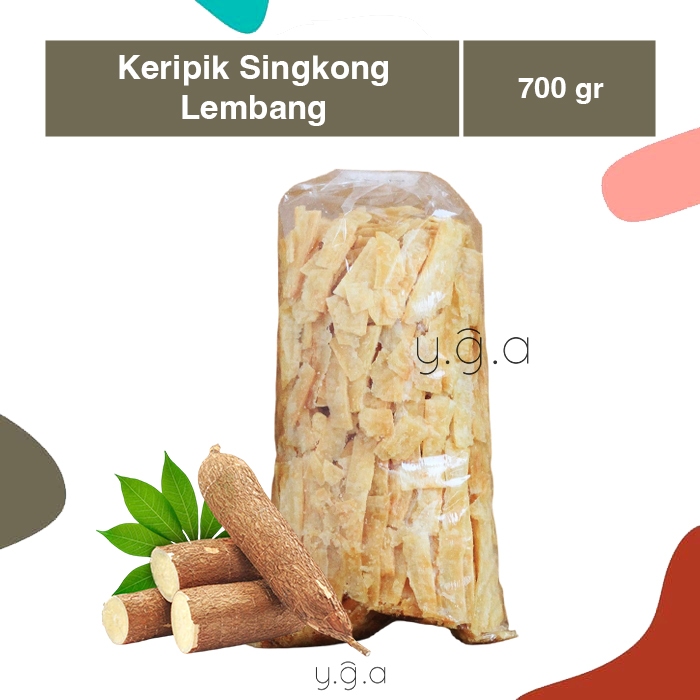 

Keripik Singkong Iris Asli Lembang +-700gr