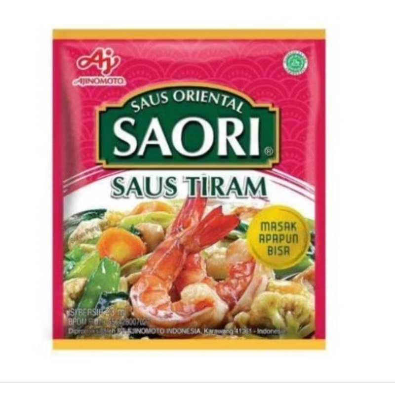 

SAORI SAUS TIRAM SACHET 20 ML ( SATUAN)