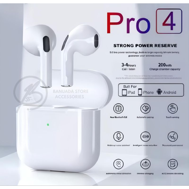 TWS HEADSET WIRELESS BLUETOOTH 9D HIFI Airpods