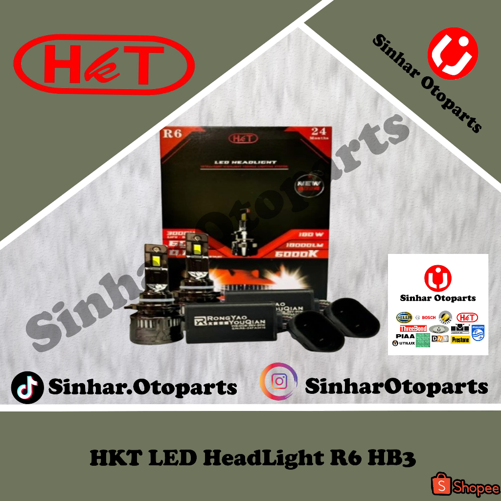 HKT BOHLAM LED RONGYAO YOUQIAN R6 HB3 (9005)