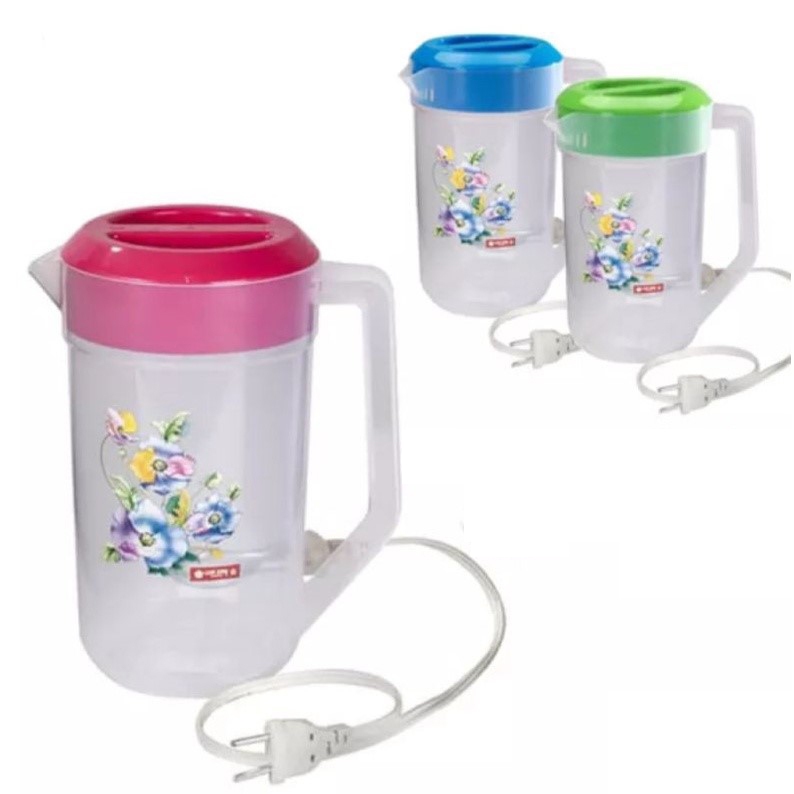 COD Joymart Teko Plastik Listrik 2L Teko Plastik Bening Pemanas Air Perebus Air Elektrik