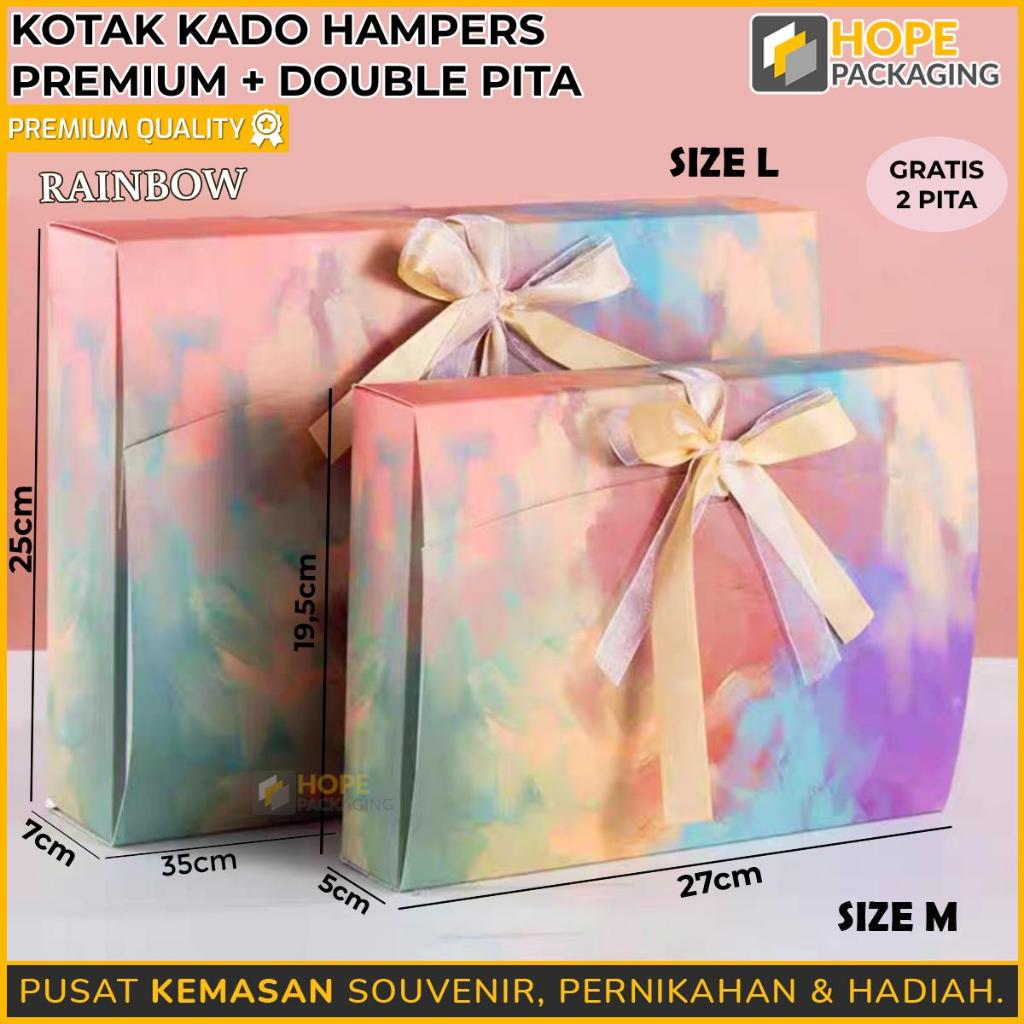 

Kotak Kado Hampers Premium + Double Pita/ Green Flower Paper Bag /Kotak Bingkisan Wedding/Kotak Hadiah Birthday/Kotak Anniversary/Kotak Hadiah Bermotif