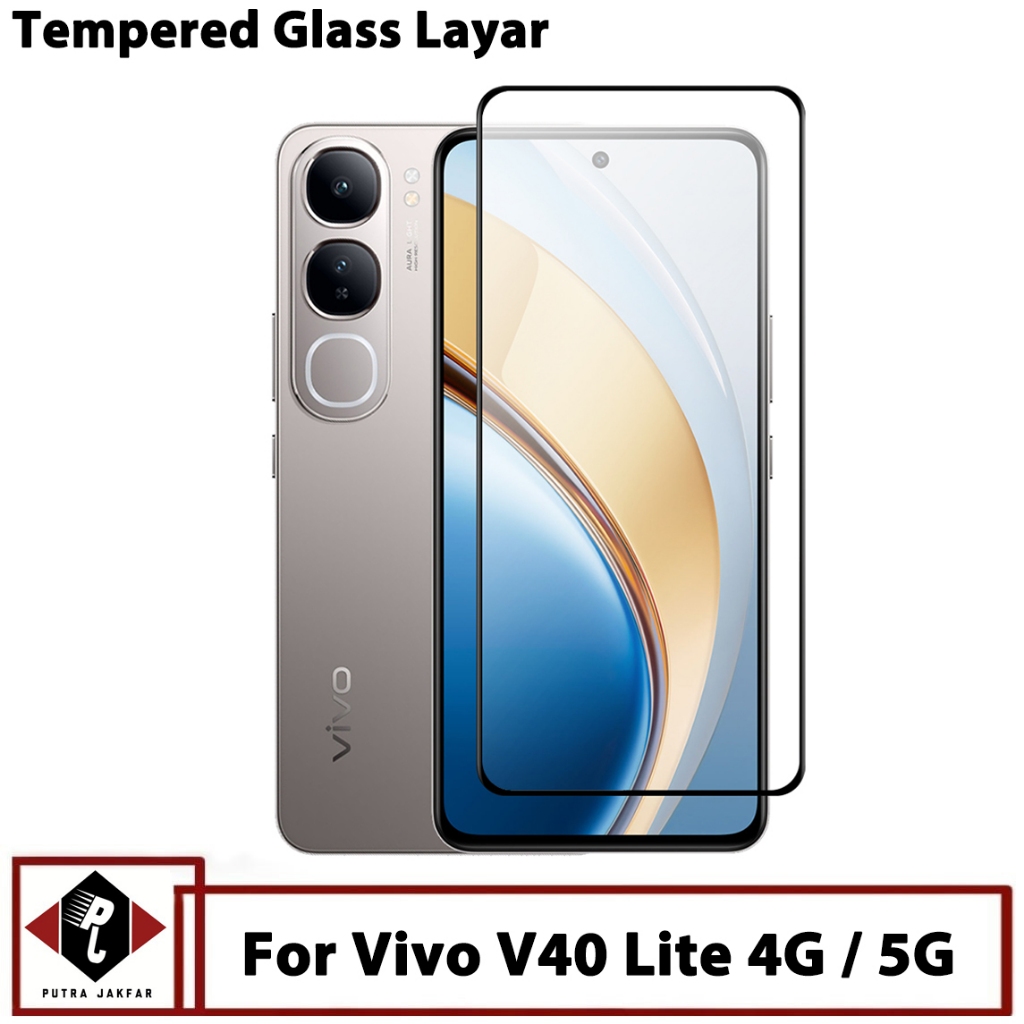 Tempered Glass Layar Vivo V40 Lite 4G / V40 Lite 5G Anti Gores Kaca Pelindung Layar