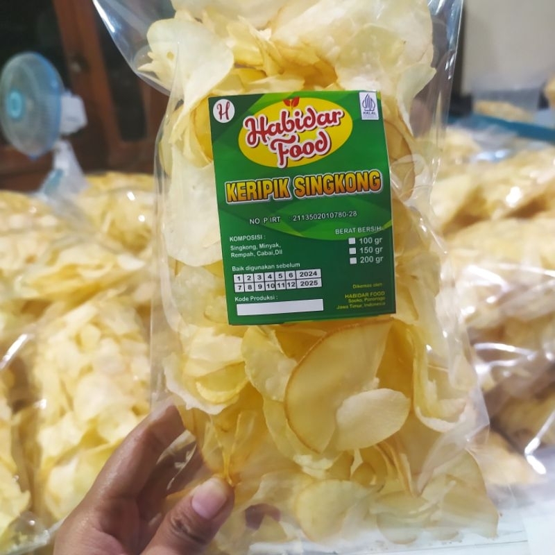 

Keripik Singkong Asin Habidar Food