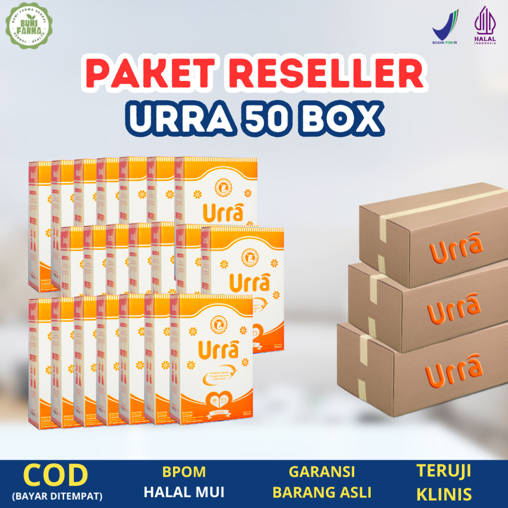 

PAKET RESELLER 50 BOX Urra Susu kambing saanen premium penambah tinggi badan dan berat badan anak