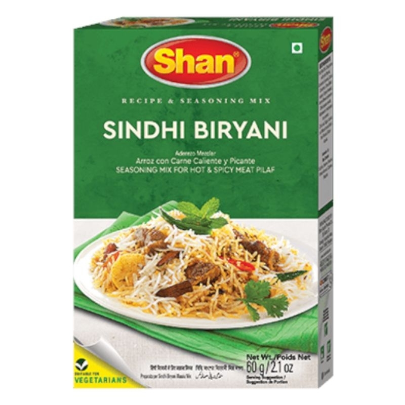 

SHAN BUMBU MASAK NASI SHINDI BIRYANI INSTANT LENGKAP DENGAN RESEP EXP 2026