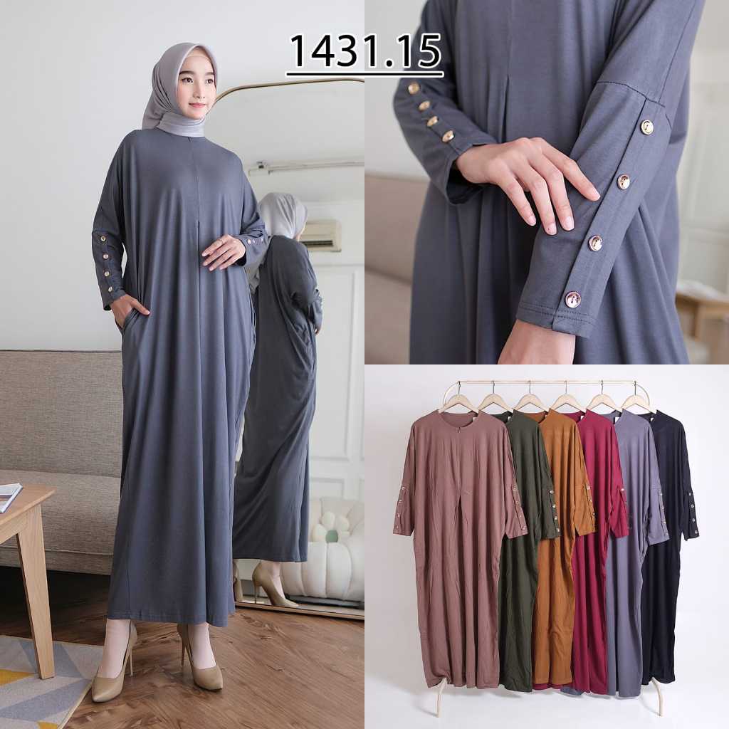 KLYN Gamis Inara Batwing Dress Wanita Muslim Kekinian