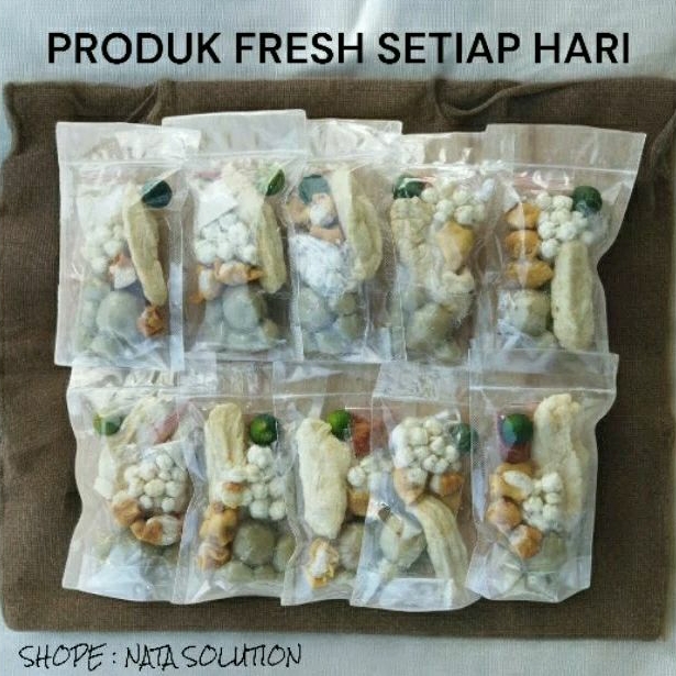 

Paket Reseller 10 Bungkus Baso Aci Ayam Suwir