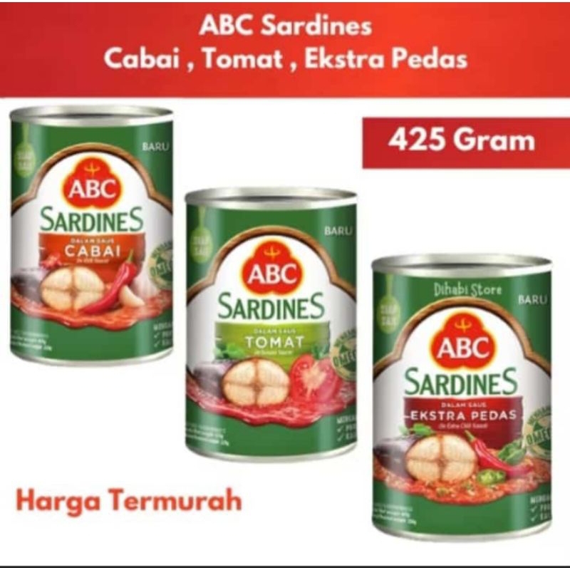 

sarden abc 425gr extrapedas,Chili,tomat